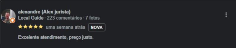 avaliação de serviço 1